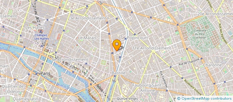 localisation de l'entreprise NUANCES  PARIS