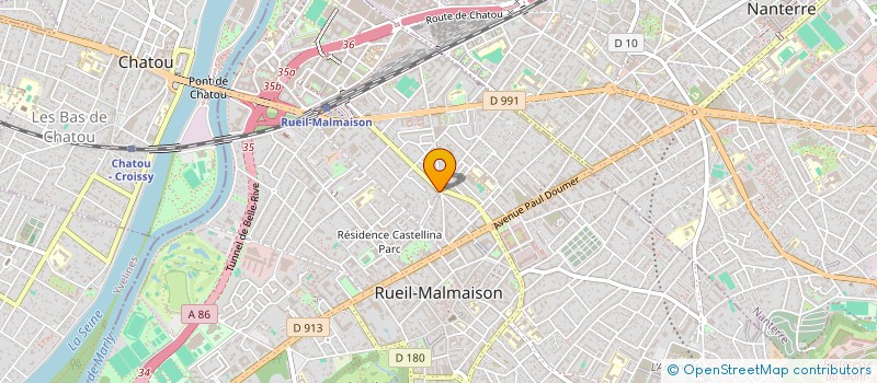 localisation de l'entreprise NUANCES à RUEIL-MALMAISON