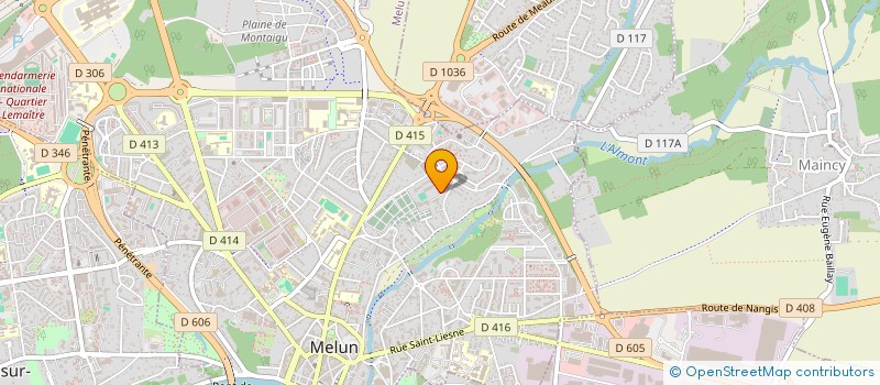 localisation de l'entreprise NUANCES à MELUN