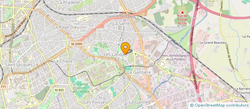 localisation de l'entreprise NUANCES  CLERMONT-FERRAND