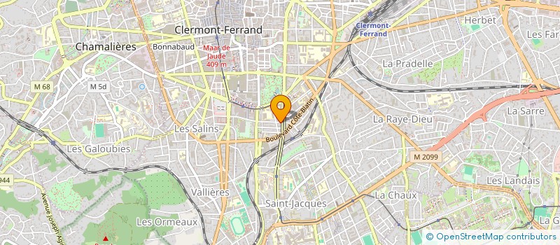 localisation de l'entreprise NUANCES BATIMENT  CLERMONT-FERRAND