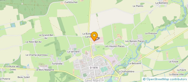 localisation de l'entreprise NUANCES DE L'ERDRE  VALLONS-DE-L'ERDRE