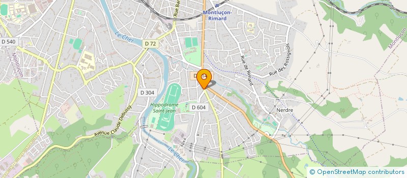 localisation de l'entreprise NUANCES DE M à MONTLUCON