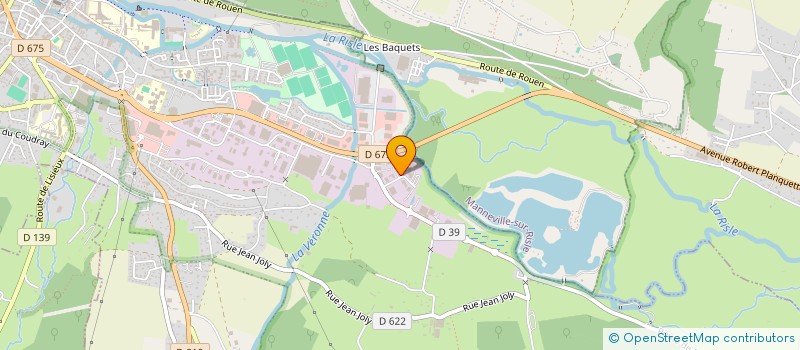 localisation de l'entreprise NUANCES DE VERANDAS 2 à PONT-AUDEMER