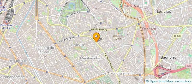 localisation de l'entreprise NUANCES DE VERT  PARIS