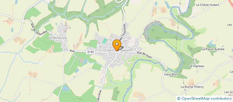 localisation de l'entreprise NUANCES DE VIE à MONTREVAULT-SUR-EVRE