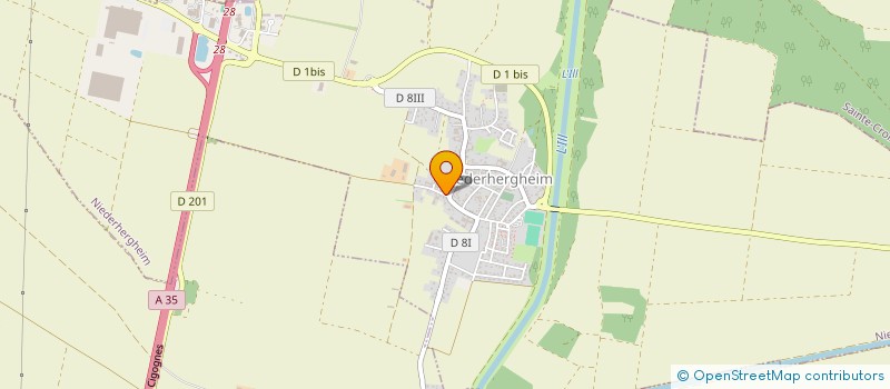 localisation de l'entreprise NUANCES DECO  NIEDERHERGHEIM