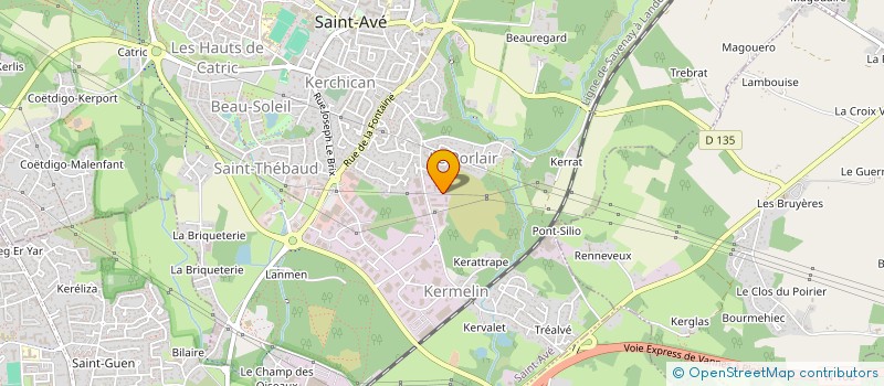 localisation de l'entreprise NUANCES DISTRIBUTION  SAINT-AVE