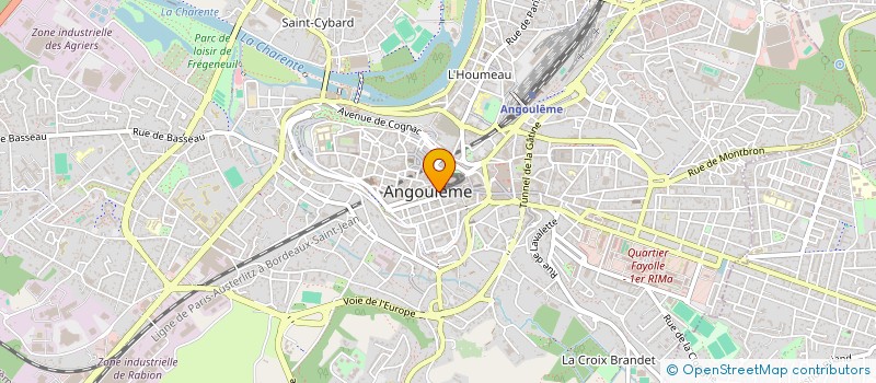 localisation de l'entreprise NUANCES ET STYLES à ANGOULEME