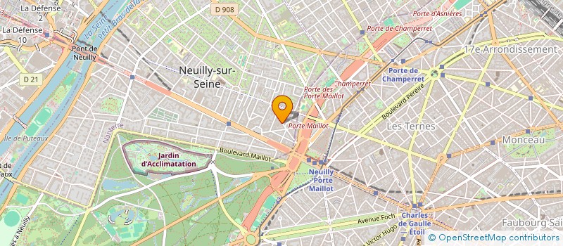 localisation de l'entreprise NUANCES EXPERT à NEUILLY-SUR-SEINE