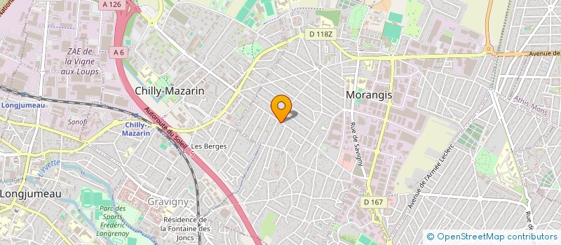 localisation de l'entreprise NUANCES FV à MORANGIS