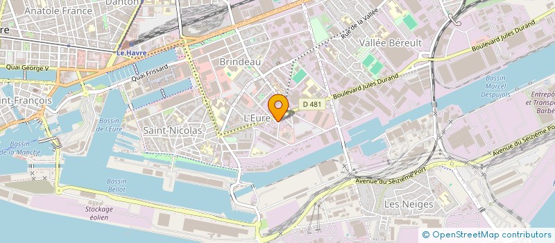 localisation de l'entreprise NUANCES HAVRAISES à LE HAVRE