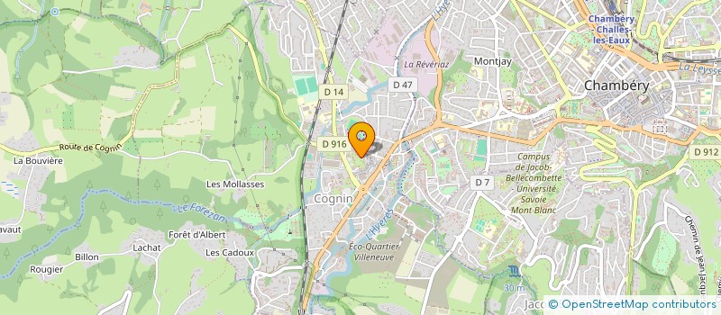 localisation de l'entreprise NUANCES METALLERIE à COGNIN