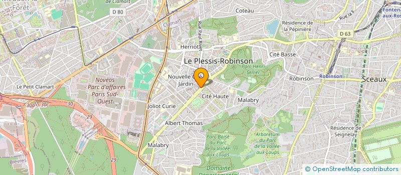 localisation de l'entreprise NUANCES TAMARIN à LE PLESSIS-ROBINSON