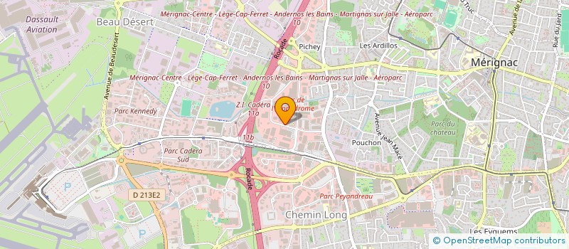 localisation de l'entreprise NUANCES UNIKALO LOIRE à MERIGNAC
