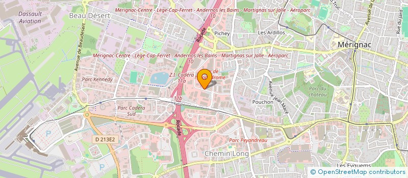 localisation de l'entreprise NUANCES UNIKALO VAL DE SAMBRE à MERIGNAC