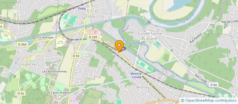 localisation de l'entreprise NUANCIEL  CRECY LA CHAPELLE