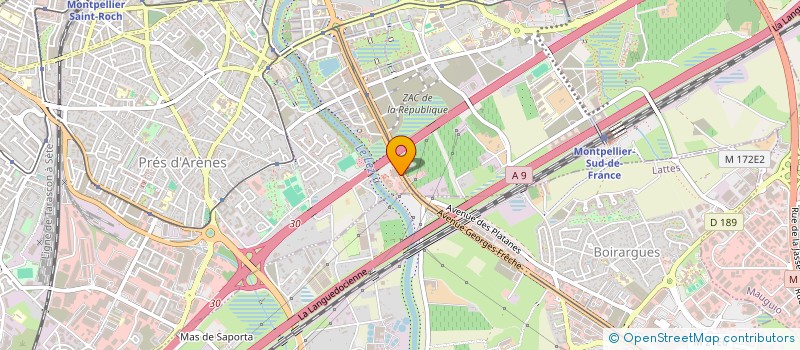 localisation de l'entreprise NUANS MDL à MONTPELLIER