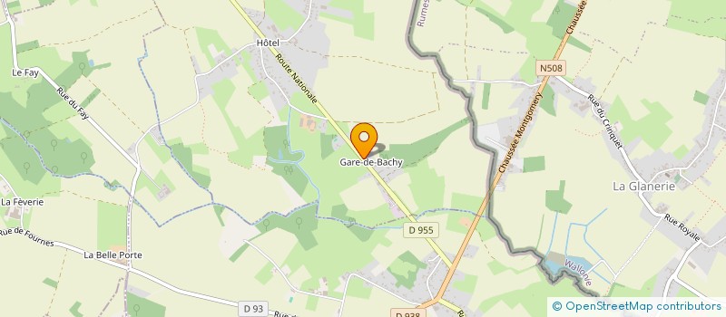 localisation de l'entreprise NUAPP  BACHY