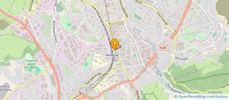 localisation de l'entreprise NUB SERVICES  SAINT-ETIENNE