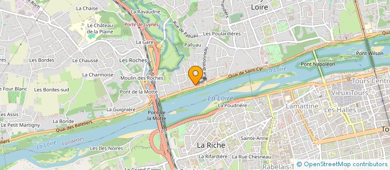 localisation de l'entreprise NUBE  SAINT-CYR-SUR-LOIRE