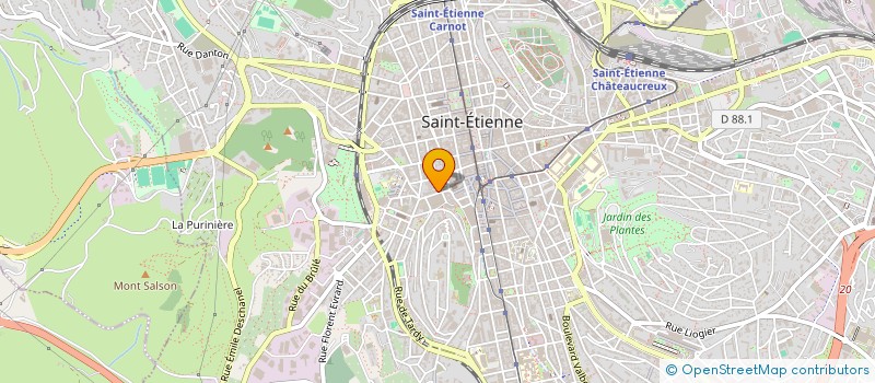 localisation de l'entreprise NUBES  SAINT-ETIENNE