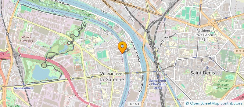 localisation de l'entreprise NUBIAN SOUL  VILLENEUVE-LA-GARENNE