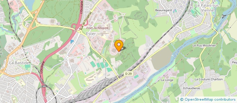 localisation de l'entreprise NUBIX à LIMOGES