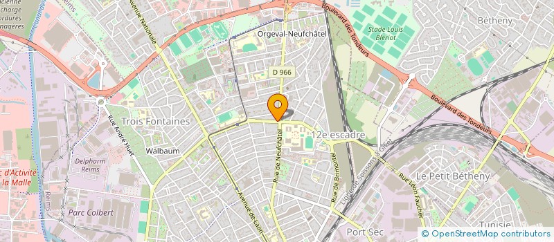 localisation de l'entreprise NUBIZSOFT à REIMS