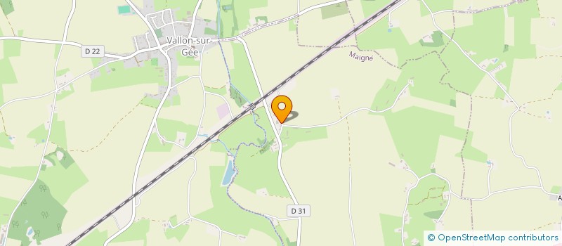 localisation de l'entreprise NUCALIS CCG  MAIGNE
