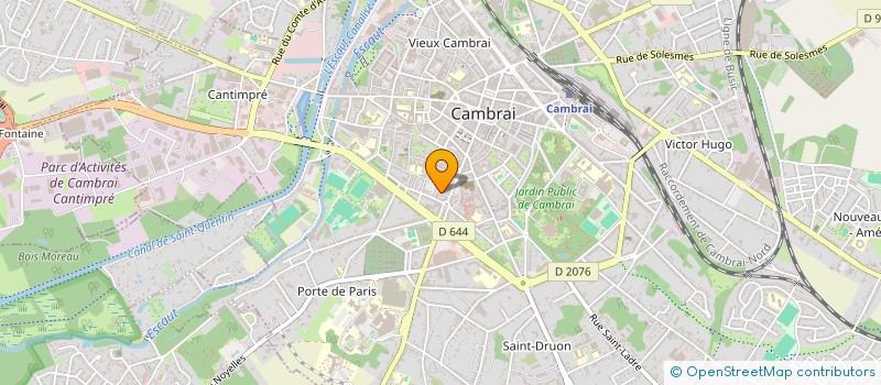 localisation de l'entreprise NUCLADEX  CAMBRAI