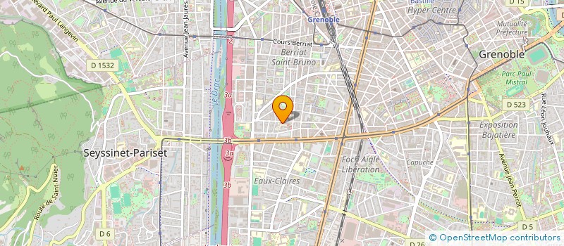 localisation de l'entreprise NUCLEA MEDICAL à GRENOBLE