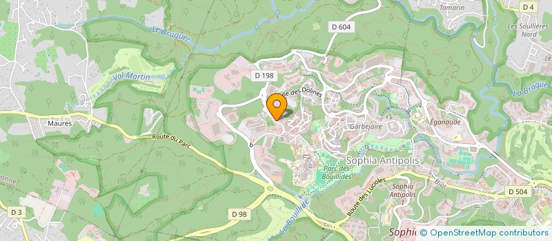 localisation de l'entreprise NUCLEAR ENERGY DIAGNOSTIC TECHNOLOGIES  VALBONNE