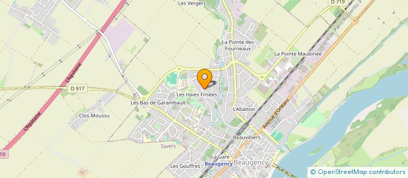localisation de l'entreprise NUCLEO CONSULTANT à BEAUGENCY