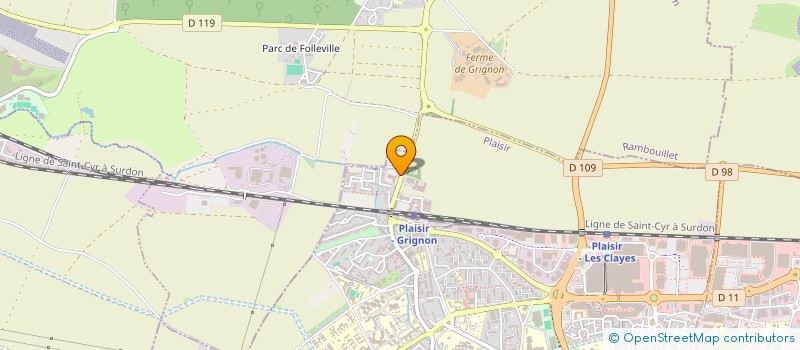 localisation de l'entreprise NUCLEON HOLDING à PLAISIR