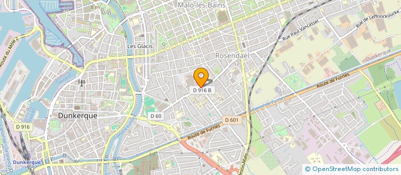 localisation de l'entreprise NUCLERIDIS DUNKERQUE à DUNKERQUE