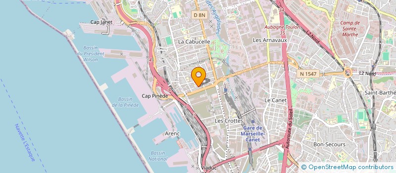 localisation de l'entreprise NUCLEUS.COM à MARSEILLE