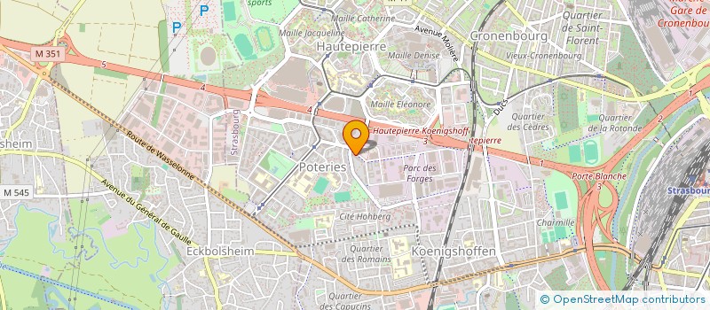 localisation de l'entreprise NUCTA  STRASBOURG