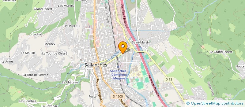 localisation de l'entreprise NUCTEMERON à SALLANCHES