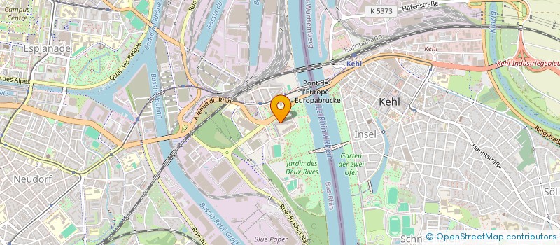 localisation de l'entreprise NUD TELECOM à STRASBOURG