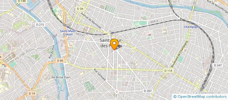 localisation de l'entreprise NUDE à SAINT-MAUR-DES-FOSSES