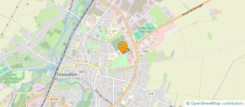localisation de l'entreprise NUDUOSSI à ISSOUDUN