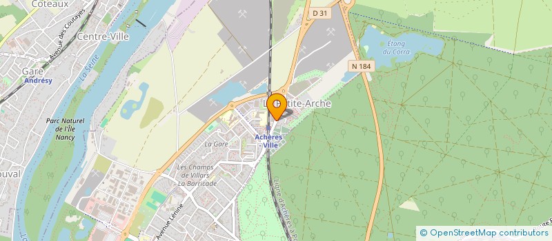 localisation de l'entreprise NUE ET VIGNERON  ACHERES