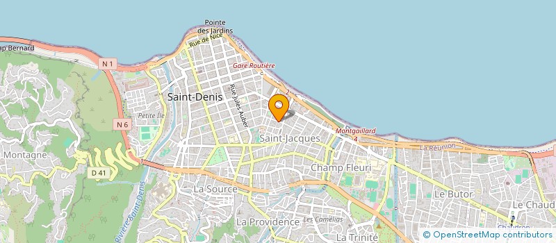 localisation de l'entreprise NUEE DE BULLES à SAINT-DENIS
