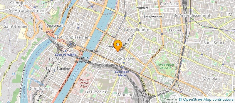 localisation de l'entreprise NUEES D'IMAGES à LYON