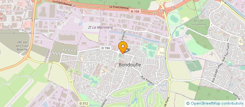 localisation de l'entreprise NUEIL EH à BONDOUFLE