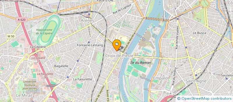 localisation de l'entreprise NUEIT PRODUCTION  TOULOUSE