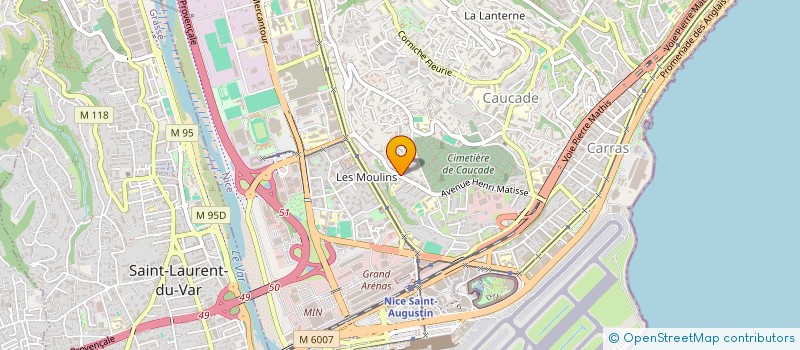 localisation de l'entreprise NUEMA  NICE