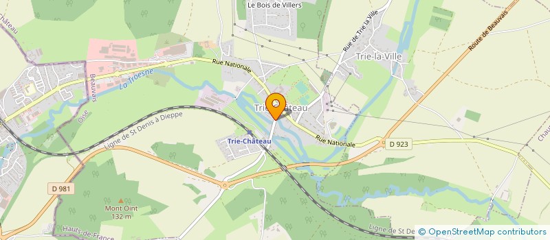 localisation de l'entreprise NUEVA CASA  TRIE-CHATEAU