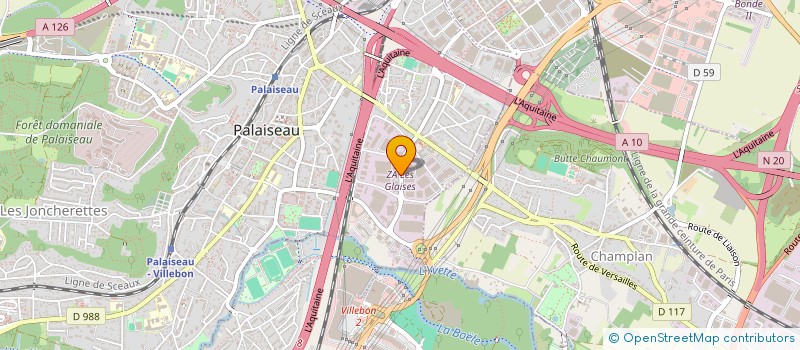 localisation de l'entreprise NUEVA FORMATION SERVICE A LA PERSONNE à PALAISEAU
